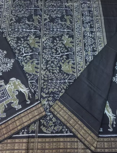 HAATHI GACHA BANDHA SAREE