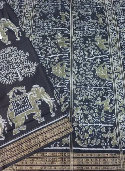 HAATHI GACHA BANDHA SAREE