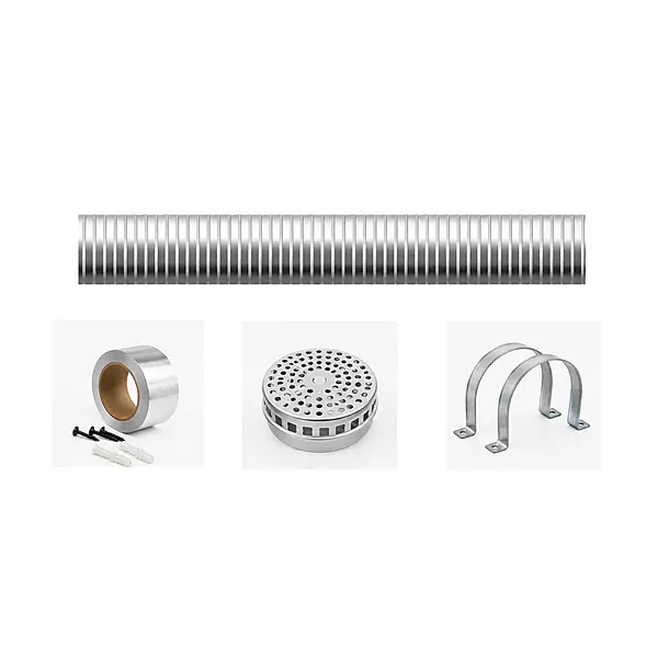 Cooker Hood Duct Installation Kit - 5.5in
