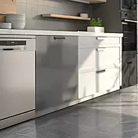 Hafele AQUA Chrome 13 Place Free Standing Dishwasher