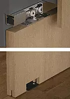 Hafele Classic 120 W Smuso Single Door Sliding System