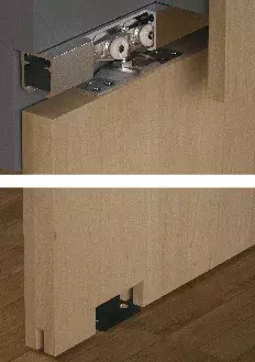 Hafele Classic 120 W Smuso Single Door Sliding System