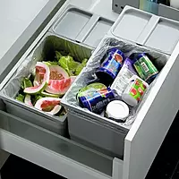 Hafele Built in Drawer Mounted Waste Bins