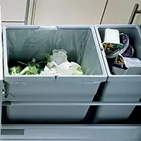 Hafele Built in Drawer Mounted Waste Bins