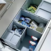 Hafele Built in Drawer Mounted Waste Bins