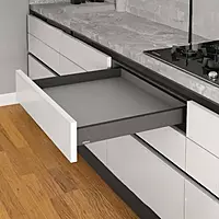 Hafele Matrixbox Slim Tandem- Graphite Grey