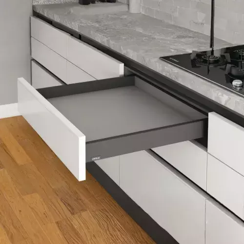 Hafele Matrixbox Slim Tandem- Stainless Steel