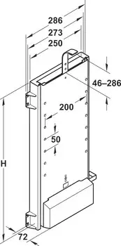 Hafele Maxi electric lift system for TV/Cabinet- 100 kg Capacity