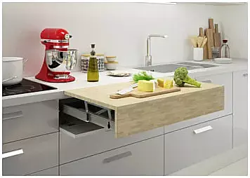Hafele Opla top Pull- Out Extension Worktop