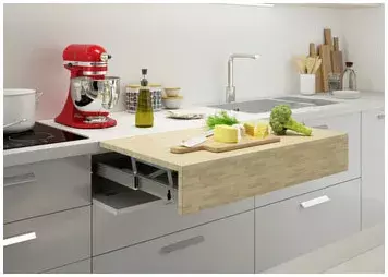 Hafele Opla top Pull- Out Extension Worktop