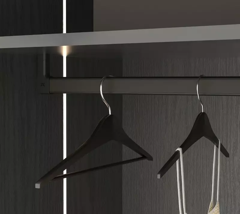 Hafele Wardrobe Rail End Support- Eminence Series