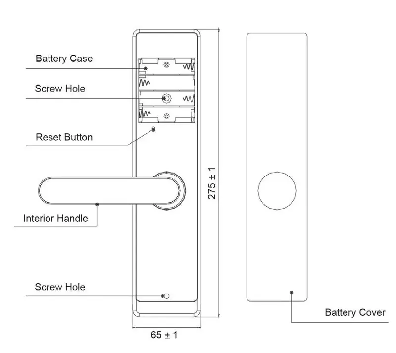 Hafele RE-Ach Digital Lock