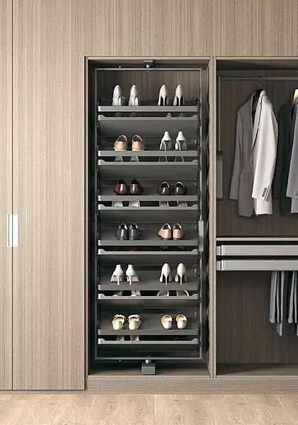 Hafele Rotating Shoe Rack- Eminence Series