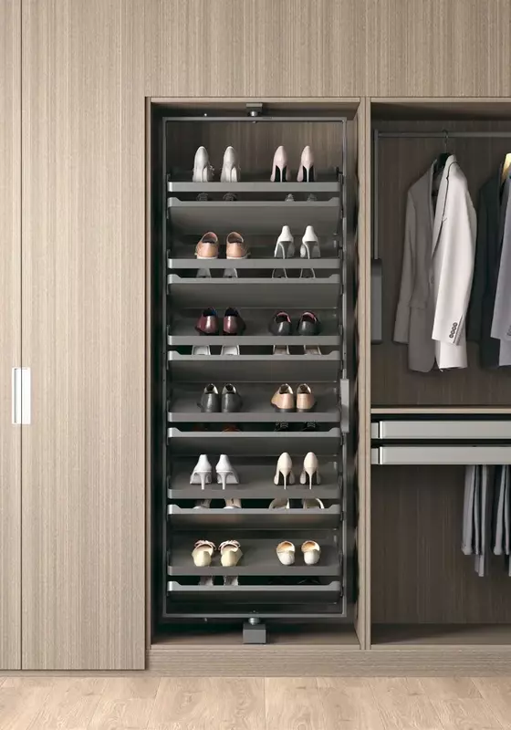 Hafele Rotating Shoe Rack- Eminence Series