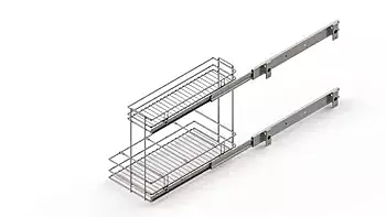 Hafele Side Mounted Detergent Rack