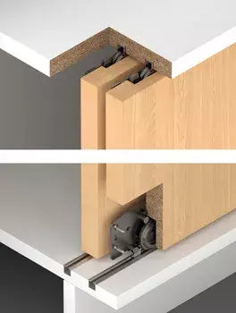 Hafele Slido F-Line 18 50A Sliding Mechanism- 2 Door