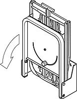 Hafele Wall-Mounting Ironing Board