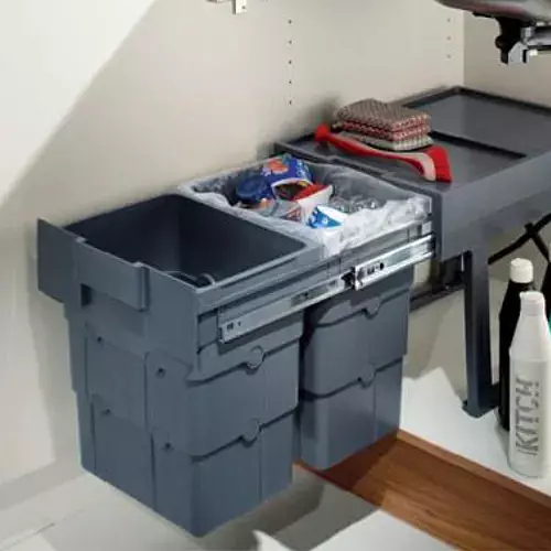 Hafele Wasteboy Dustbin 2x16L