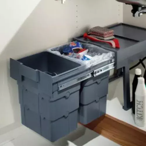 Hafele Wasteboy Dustbin 2x16L