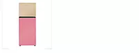 Haier Hrf-3782Cpga/2 Star/ Double Door/328Ltrs/Cream Pink Glass