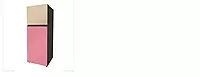 Haier Hrf-3782Cpga/2 Star/ Double Door/328Ltrs/Cream Pink Glass