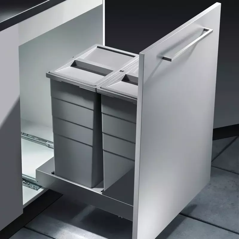 Kesseboehmer Hailo AS Bottom Mount 400 29/D/29/D Waste Bin