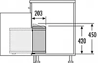 Kesseboehmer Hailo AS Duo 8/8 Waste Bin