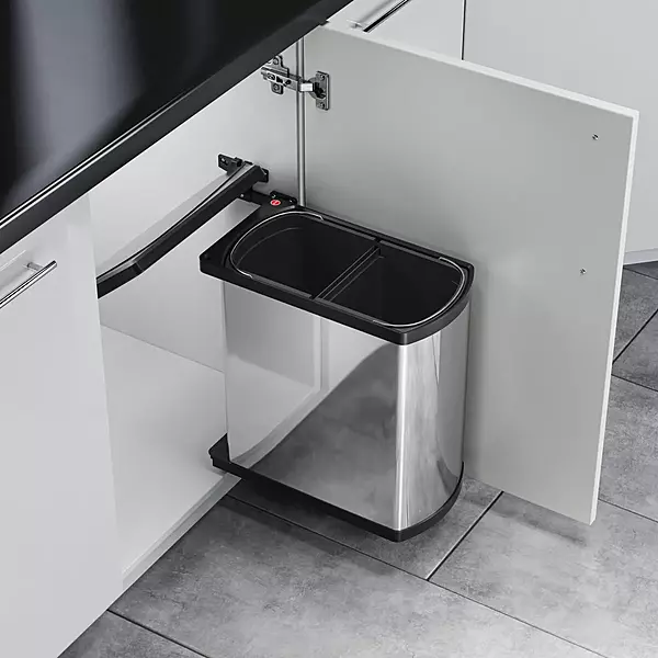 Kesseboehmer Hailo AS Duo 8/8 Waste Bin