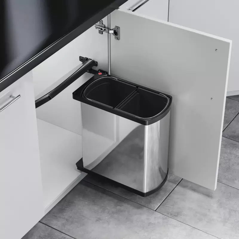 Kesseboehmer Hailo AS Duo 8/8 Waste Bin
