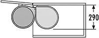 Kesseboehmer Hailo AS Mono Waste Bin