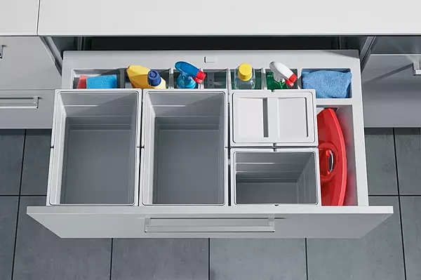 Kesseboehmer Hailo AS Separato  K 900 18/18/8/8/D/KS Waste Bin