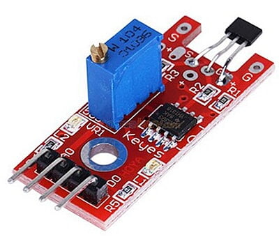 Hall sensor module for Arduino and ESP32