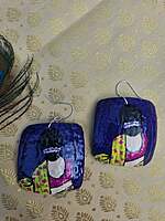 Hand Painted - Coconut Shell Earrings