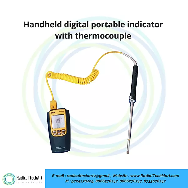 Handheld Digital Temperature Indicator Type J, K and RTD Pt100