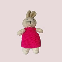 Handknitted Crochet Toys Bunnies