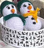 Handknitted Snowman