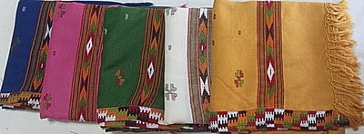 Kingri jal with border Kullu shawl