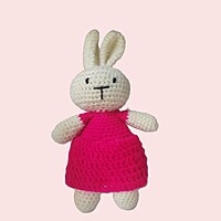 Handknitted Crochet Toys Bunnies