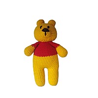 Handknitted Crochet Pooh Bear