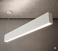 LED Hanging Light 50x70mm 4Ft - 60W White Body (CW)