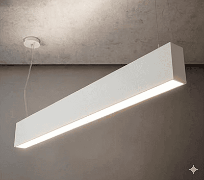 LED Hanging Light 50x70mm 4Ft - 60W White Body (NW)