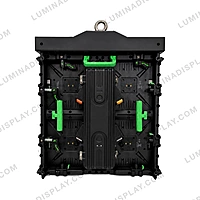 500 mm powder-coated steel LED cabinet hanging bar with centre eyebolt and latches – Lumina