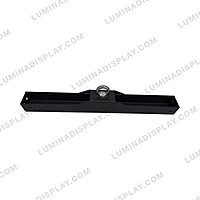 960 mm steel LED cabinet hanging bar with twin eyebolts and T-handle cam locks – Lumina