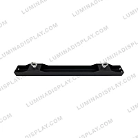 960 mm steel LED cabinet hanging bar with twin eyebolts and T-handle cam locks – Lumina