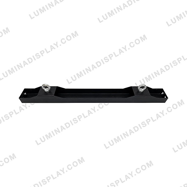 960 mm steel LED cabinet hanging bar with twin eyebolts and T-handle cam locks – Lumina