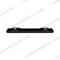 960 mm steel LED cabinet hanging bar with twin eyebolts and T-handle cam locks – Lumina