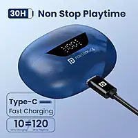 Portronics Harmonics Twins 28 TWS – Blue Buds offer superior sound quality, ergonomic design, and seamless connectivity. Enjoy immersive audio and a comfortable fit for all-day listening.