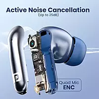Portronics Harmonics Twins 28 TWS – Blue Buds offer superior sound quality, ergonomic design, and seamless connectivity. Enjoy immersive audio and a comfortable fit for all-day listening.