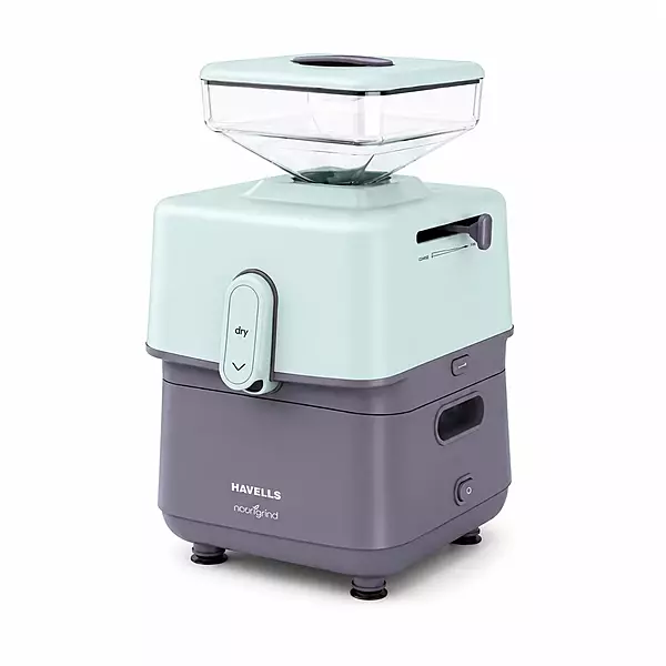Havells NutriGrind Stone-Based Atta Mill | 400W Domestic Flour Mill For Home