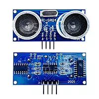 Back view of HC-SR04 ultrasonic sensor Back view of HC-SR04 ultrasonic sensor